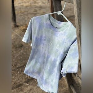 Obey Tie-Dye T-Shirt - Blue and Green